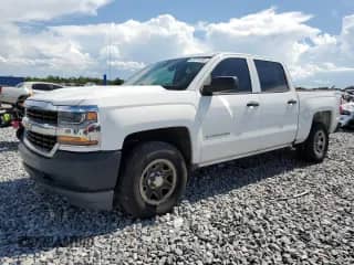 2018 Chevrolet Silverado 1500 Work Truck with VIN 3GCUKNEC1JG470580, listed as a Copart auction lot 62018185 with 135,996 mi miles and Salvage title. Bid and sale history available at DreamBid. Image 1.