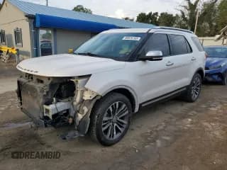 ✅ 2017 Ford Explorer Platinum • VIN: 1FM5K8HT1HGE41678 • Lot: 80826165. Wystawiony na Copart z przebiegiem 106 134 mil. Bezpłatny archiwum sprzedaży aukcyjnych z USA i szczegółowy raport historii pojazdu na DreamBid. Zdjęcie 1.
