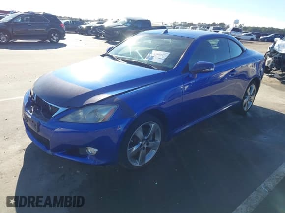 ✅ 2010 Lexus IS 250 C • VIN: JTHFF2C26A2506678 • Lot: 43734027. Listed on IAAI with 64,542 mi. Free auction sales archive from the USA and detailed vehicle history report at DreamBid. Image 2.