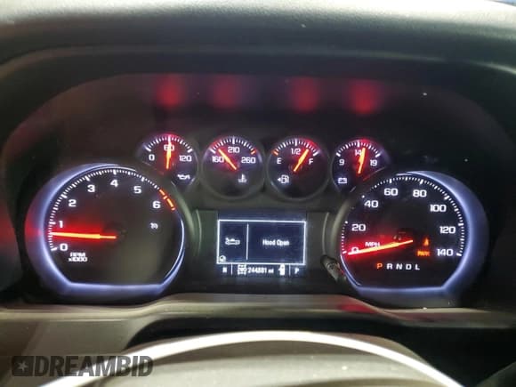 ✅ 2019 Chevrolet Silverado 1500 Custom • VIN: 1GCRYBEH3KZ400420 • Lot: 89727745. Listed on Copart with 244,681 mi. Free auction sales archive from the USA and detailed vehicle history report at DreamBid. Image 9.