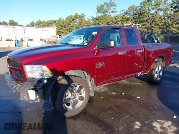 2019 Ram 1500 Tradesman with VIN 1C6RR7FG5KS646949, listed as a IAAI auction lot 43417731 with 45,787 mi miles and . Bid and sale history available at DreamBid. Image 2.