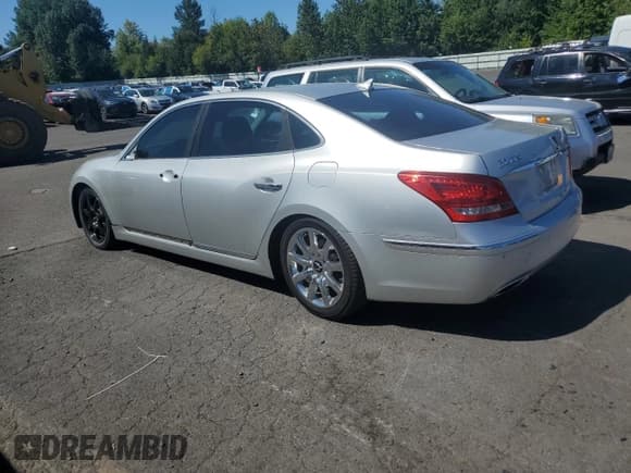 ✅ 2013 Hyundai Equus Signature • VIN: KMHGH4JH5DU059915 • Lot: 69230075. Listed on Copart with 105,084 mi. Free auction sales archive from the USA and detailed vehicle history report at DreamBid. Image 2.