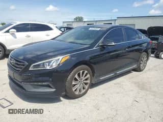 2015 Hyundai Sonata Sport с VIN 5NPE34AF8FH101628, выставлен на аукционе Copart как лот 64240665 с пробегом 157 021 миль миль и Списание • Salvage title. История ставок и продаж доступна на DreamBid. Изображение 1.