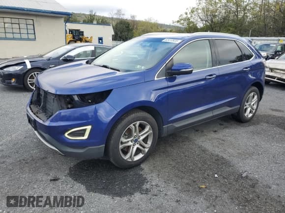 ✅ 2015 Ford Edge Titanium • VIN: 2FMTK4K97FBB61684 • Lot: 82410935. Listed on Copart with 132,260 mi. Free auction sales archive from the USA and detailed vehicle history report at DreamBid. Image 1.