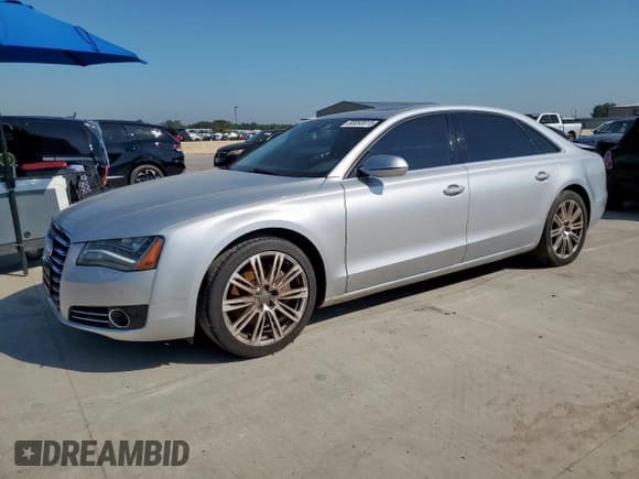 ✅ 2013 Audi A8 3.0L • VIN: WAURGAFD4DN001676 • Лот: 80093915. Опубликован ранее на Copart с пробегом 116 628 миль. Бесплатный доступ к архиву аукционных продаж из США и подробный отчёт об истории автомобиля на DreamBid. Изображение 1.