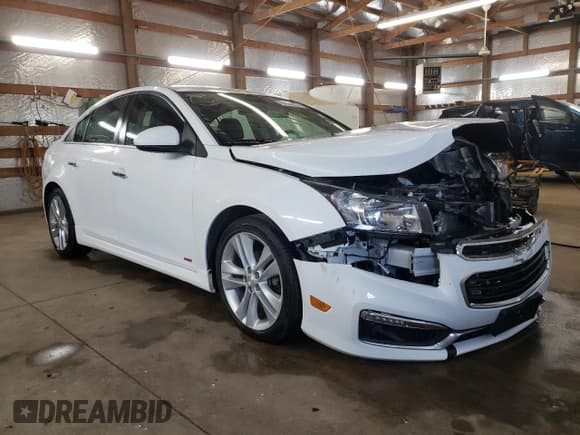✅ 2015 Chevrolet Cruze LTZ • VIN: 1G1PG5SB3F7145595 • Lot: 49890652. Listed on Copart with Not provided. Free auction sales archive from the USA and detailed vehicle history report at DreamBid. Image 1.