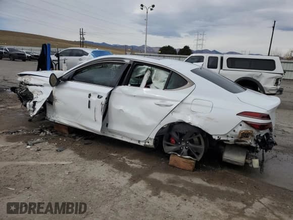 ✅ 2022 Genesis G70 3.3T • VIN: KMTG54TE3NU102585 • Лот: 49923945. Опубликован ранее на Copart с пробегом 34 974 миль. Бесплатный доступ к архиву аукционных продаж из США и подробный отчёт об истории автомобиля на DreamBid. Изображение 2.