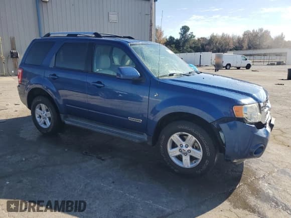 ✅ 2008 Ford Escape Hybrid • VIN: 1FMCU49H48KB59701 • Lot: 91716285. Listed on Copart with 137,435 mi. Free auction sales archive from the USA and detailed vehicle history report at DreamBid. Image 4.