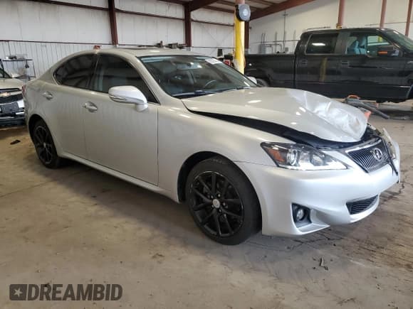 ✅ 2012 Lexus IS 250 • VIN: JTHCF5C27C5058506 • Lot: 60878405. Listed on Copart with 95,331 mi. Free auction sales archive from the USA and detailed vehicle history report at DreamBid. Image 4.