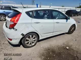 2012 Hyundai Accent SE with VIN KMHCU5AE7CU013877, listed as a Copart auction lot 69120805 with 118,048 mi miles and Non repairable. Bid and sale history available at DreamBid. Image 3.