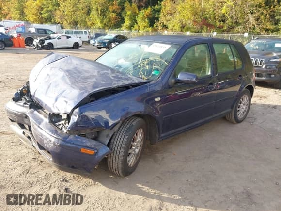 ✅ 2004 Volkswagen Golf GLS • VIN: 9BWGL61J344004936 • Lot: 43524835. Listed on IAAI with 91,028 mi. Free auction sales archive from the USA and detailed vehicle history report at DreamBid. Image 2.