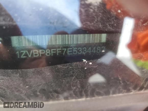 ✅ 2014 Ford Mustang GT • VIN: 1ZVBP8FF7E5334483 • Lot: 92862185. Listed on Copart with 152,454 mi. Free auction sales archive from the USA and detailed vehicle history report at DreamBid. Image 13.