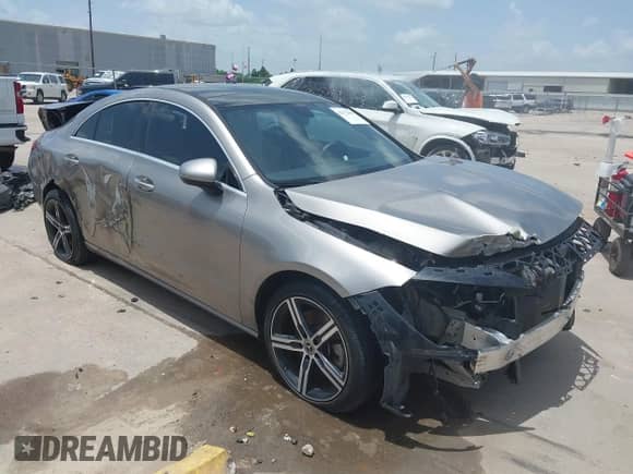 2020 Mercedes-Benz CLA 250 with VIN W1K5J4GB9LN084057, listed as a IAAI auction lot 42713494 with 61,808 mi miles and . Bid and sale history available at DreamBid. Image 1.