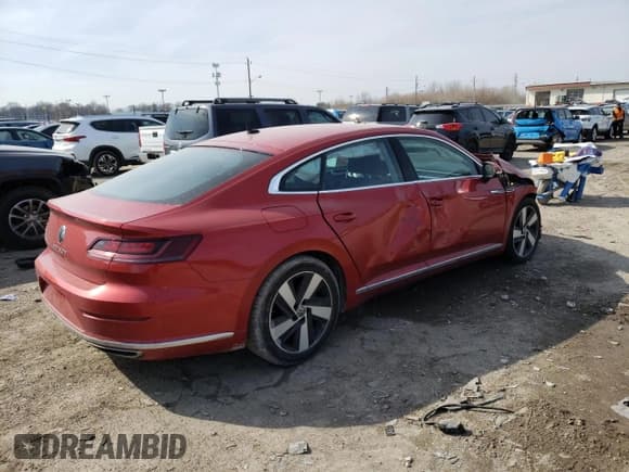 ✅ 2021 Volkswagen Arteon SE • VIN: WVWAR7AN4ME007992 • Lot: 46604703. Listed on Copart with 12,168 mi. Free auction sales archive from the USA and detailed vehicle history report at DreamBid. Image 3.