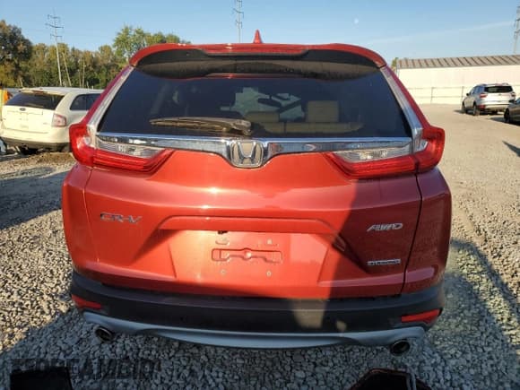 ✅ 2019 Honda CR-V Touring • VIN: 2HKRW2H95KH606484 • Lot: 71906915. Listed on Copart with 40,479 mi. Free auction sales archive from the USA and detailed vehicle history report at DreamBid. Image 6.