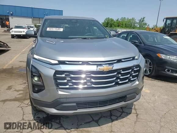 2025 Chevrolet Equinox FWD LT with VIN 3GNAXHEG7SL252958, listed as a Copart auction lot 58411535 with 1,028 mi miles and Salvage title. Bid and sale history available at DreamBid. Image 15.