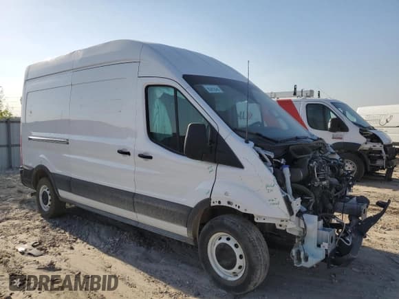 ✅ 2023 Ford Transit Cargo • VIN: 1FTBR1X85PKA18265 • Lot: 46714385. Listed on Copart with 62,737 mi. Free auction sales archive from the USA and detailed vehicle history report at DreamBid. Image 4.
