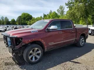 2022 Ram 1500 Limited с VIN 1C6SRFHM8NN192388, выставлен на аукционе Copart как лот 55816105 с пробегом 22 971 миль миль и Списание • Salvage title. История ставок и продаж доступна на DreamBid. Изображение 1.
