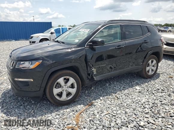 ✅ 2019 Jeep Compass Latitude • VIN: 3C4NJDBB0KT790625 • Lot: 56214235. Listed on Copart with Not provided. Free auction sales archive from the USA and detailed vehicle history report at DreamBid. Image 1.