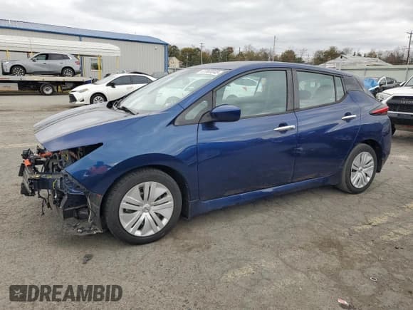 ✅ 2020 Nissan LEAF S • VIN: 1N4AZ1BPXLC311700 • Лот: 87069045. Опубликован ранее на Copart с пробегом 48 011 миль. Бесплатный доступ к архиву аукционных продаж из США и подробный отчёт об истории автомобиля на DreamBid. Изображение 1.