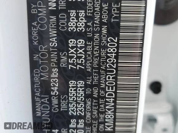 2024 Hyundai Ioniq 5 SEL z VIN KM8KN4DE0RU294802, wystawiony jako Copart lot #59763564 z przebiegiem 551 mil mil oraz Szkoda całkowita • Salvage title. Historia ofert i sprzedaży dostępna na DreamBid. Obrazek 13.