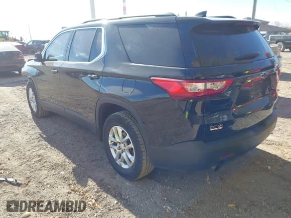 ✅ 2020 Chevrolet Traverse LT Cloth • VIN: 1GNERGKW3LJ191036 • Lot: 43596303. Listed on IAAI with 157,578 mi. Free auction sales archive from the USA and detailed vehicle history report at DreamBid. Image 3.