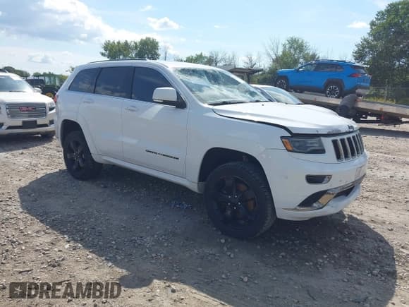 ✅ 2016 Jeep Grand Cherokee Overland • VIN: 1C4RJFCM1GC334553 • Лот: 43085458. Опубликован ранее на IAAI с пробегом 131 626 миль. Бесплатный доступ к архиву аукционных продаж из США и подробный отчёт об истории автомобиля на DreamBid. Изображение 1.