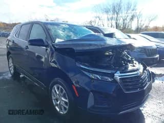 ✅ 2022 Chevrolet Equinox LT • VIN: 3GNAXKEV0NL178444 • Lot: 43592304. Listed on IAAI with 63,082 mi. Free auction sales archive from the USA and detailed vehicle history report at DreamBid. Image 1.