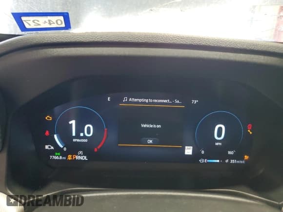 ✅ 2025 Ford Explorer Active • VIN: 1FMUK7DH7SGA64594 • Lot: 80173985. Listed on Copart with 7,766 mi. Free auction sales archive from the USA and detailed vehicle history report at DreamBid. Image 9.