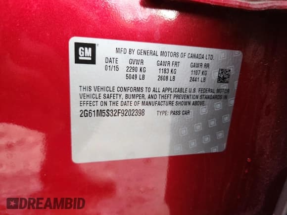 ✅ 2015 Cadillac XTS Luxury • VIN: 2G61M5S32F9202398 • Лот: 85208645. Опубликован ранее на Copart с пробегом 84 796 миль. Бесплатный доступ к архиву аукционных продаж из США и подробный отчёт об истории автомобиля на DreamBid. Изображение 12.