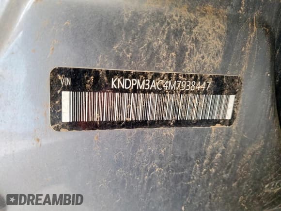 ✅ 2021 Kia Sportage LX • VIN: KNDPM3AC4M7938447 • Lot: 80072435. Listed on Copart with 99,999 mi. Free auction sales archive from the USA and detailed vehicle history report at DreamBid. Image 14.