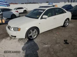 ✅ 2004 Audi A4 1.8T • VIN: WAUJC68E44A251969 • Лот: 83462074. Опубликован ранее на Copart с пробегом 75 854 миль. Бесплатный доступ к архиву аукционных продаж из США и подробный отчёт об истории автомобиля на DreamBid. Изображение 1.