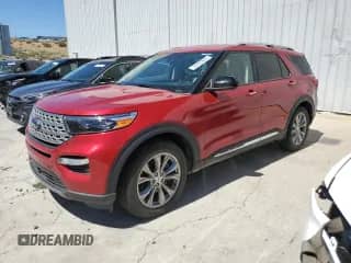 2024 Ford Explorer Limited with VIN 1FMSK7FH8RGA28525, listed as a Copart auction lot 69056205 with 53,057 mi miles and Non repairable. Bid and sale history available at DreamBid. Image 1.