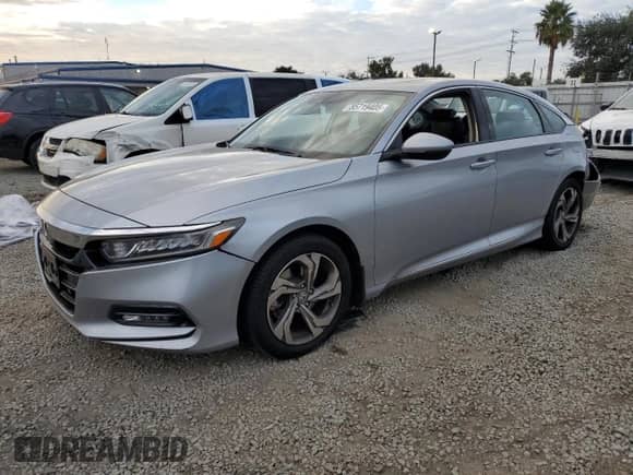2018 Honda Accord EX-L with VIN 1HGCV2F63JA008502, listed as a Copart auction lot 85719405 with 228,477 mi miles and Salvage title. Bid and sale history available at DreamBid. Image 1.