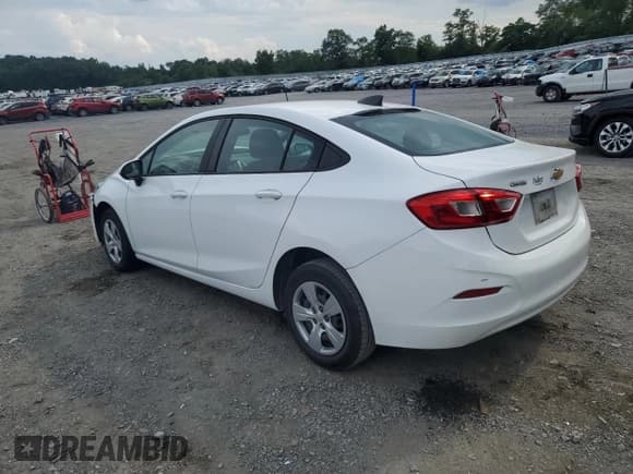 ✅ 2018 Chevrolet Cruze LS • VIN: 1G1BC5SMXJ7234001 • Lot: 59362453. Listed on Copart with Not provided. Free auction sales archive from the USA and detailed vehicle history report at DreamBid. Image 2.