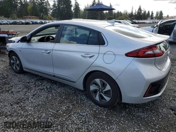 2017 Hyundai Ioniq SEL with VIN KMHC75LC4HU020635, listed as a Copart auction lot 85342225 with 85,818 mi miles and Salvage title. Bid and sale history available at DreamBid. Image 2.