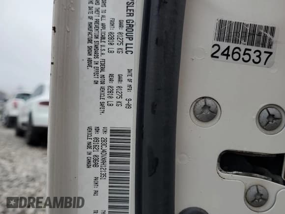 ✅ 2010 Dodge Challenger SE • VIN: 2B3CJ4DVXAH121351 • Lot: 80399244. Wystawiony na Copart z przebiegiem 213 054 mil. Bezpłatny archiwum sprzedaży aukcyjnych z USA i szczegółowy raport historii pojazdu na DreamBid. Zdjęcie 12.