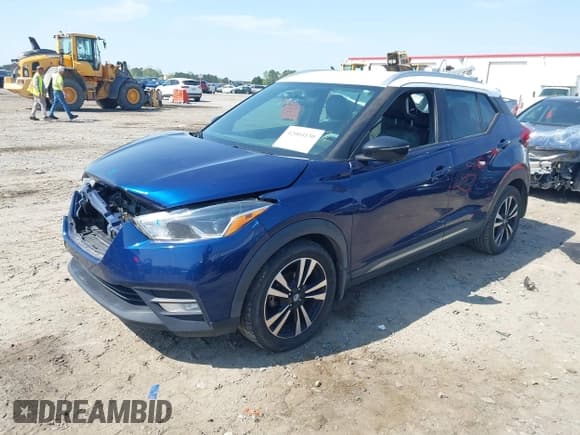 ✅ 2019 Nissan Kicks S • VIN: 3N1CP5CU1KL504781 • Lot: 42004130. Listed on IAAI with 156,106 mi. Free auction sales archive from the USA and detailed vehicle history report at DreamBid. Image 19.