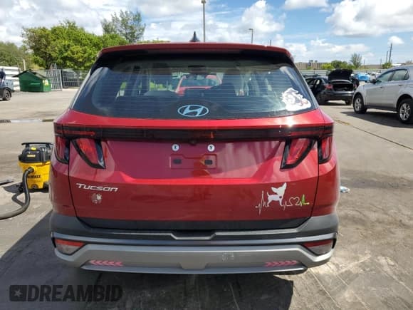 ✅ 2025 Hyundai Tucson SE • VIN: 5NMJA3DE1SH495126 • Lot: 85783925. Wystawiony na Copart z przebiegiem 16 150 mil. Bezpłatny archiwum sprzedaży aukcyjnych z USA i szczegółowy raport historii pojazdu na DreamBid. Zdjęcie 6.