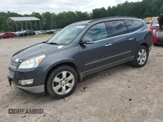 2011 Chevrolet Traverse LTZ z VIN 1GNKRLED2BJ191145, wystawiony jako Copart lot #65181175 z przebiegiem 222 793 mil mil oraz Czysty tytuł • Clean title. Historia ofert i sprzedaży dostępna na DreamBid. Obrazek 1.