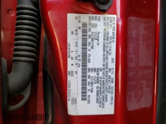 ✅ 2015 Ford Focus Titanium • VIN: 1FADP3N29FL215818 • Lot: 55442525. Wystawiony na Copart z przebiegiem 128 887 mil. Bezpłatny archiwum sprzedaży aukcyjnych z USA i szczegółowy raport historii pojazdu na DreamBid. Zdjęcie 12.