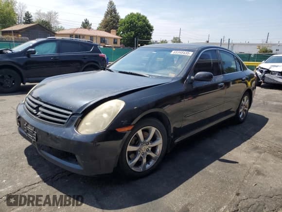 ✅ 2005 Infiniti G35 • VIN: JNKCV51E85M212861 • Lot: 65348435. Listed on Copart with Not provided. Free auction sales archive from the USA and detailed vehicle history report at DreamBid. Image 1.