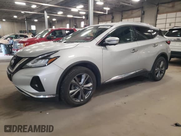 ✅ 2019 Nissan Murano S • VIN: 5N1AZ2MS0KN156672 • Lot: 52383225. Listed on Copart with 222,097 mi. Free auction sales archive from the USA and detailed vehicle history report at DreamBid. Image 1.