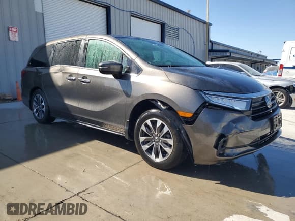 ✅ 2022 Honda Odyssey EX-L • VIN: 5FNRL6H7XNB064879 • Lot: 85871215. Listed on Copart with 23,689 mi. Free auction sales archive from the USA and detailed vehicle history report at DreamBid. Image 4.