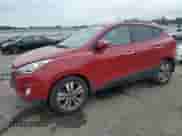 2014 Hyundai Tucson Limited z VIN KM8JUCAG1EU861608, wystawiony jako Copart lot #69047105 z przebiegiem 112 989 mil mil oraz Szkoda całkowita • Salvage title. Historia ofert i sprzedaży dostępna na DreamBid. Obrazek 1.