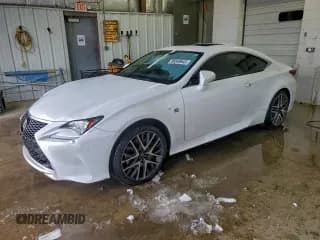 ✅ 2015 Lexus RC 350 F Sport • VIN: JTHSE5BC9F5001091 • Lot: 95549945. Listed on Copart with 100,694 mi. Free auction sales archive from the USA and detailed vehicle history report at DreamBid. Image 1.