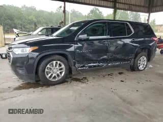 ✅ 2021 Chevrolet Traverse LS • VIN: 1GNERFKW8MJ260959 • Lot: 68496855. Wystawiony na Copart z przebiegiem 80 232 mil. Bezpłatny archiwum sprzedaży aukcyjnych z USA i szczegółowy raport historii pojazdu na DreamBid. Zdjęcie 1.