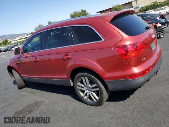 ✅ 2007 Audi Q7 Premium • VIN: WA1BY74L37D096878 • Lot: 62422935. Listed on Copart with 212,632 mi. Free auction sales archive from the USA and detailed vehicle history report at DreamBid. Image 2.