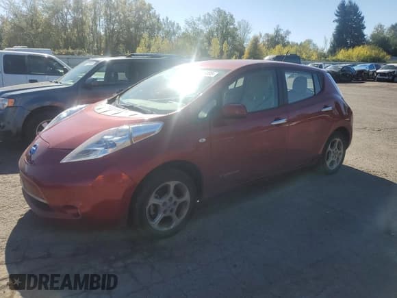 ✅ 2012 Nissan LEAF SL • VIN: JN1AZ0CPXCT019891 • Lot: 84646085. Listed on Copart with 50,197 mi. Free auction sales archive from the USA and detailed vehicle history report at DreamBid. Image 1.