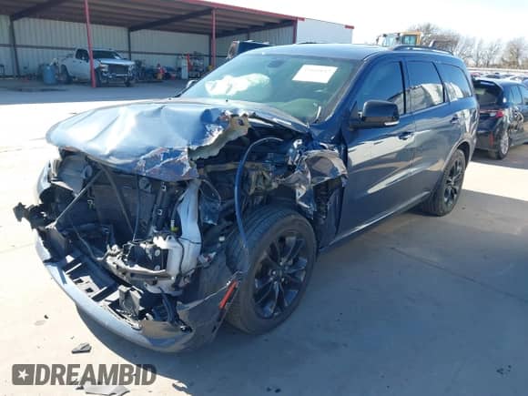 2021 Dodge Durango GT with VIN 1C4RDHDG2MC803947, listed as a IAAI auction lot 41665137 with 57,893 mi miles and . Bid and sale history available at DreamBid. Image 2.
